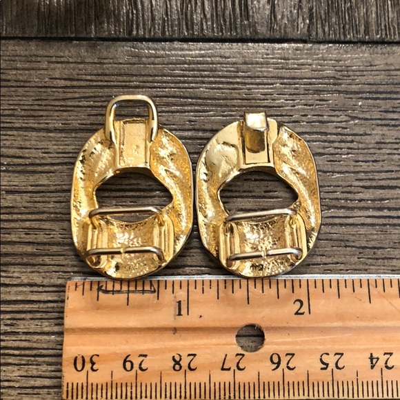 Vintage Style Belt Buckles Horseshoe and Circles - Picture 8 of 11